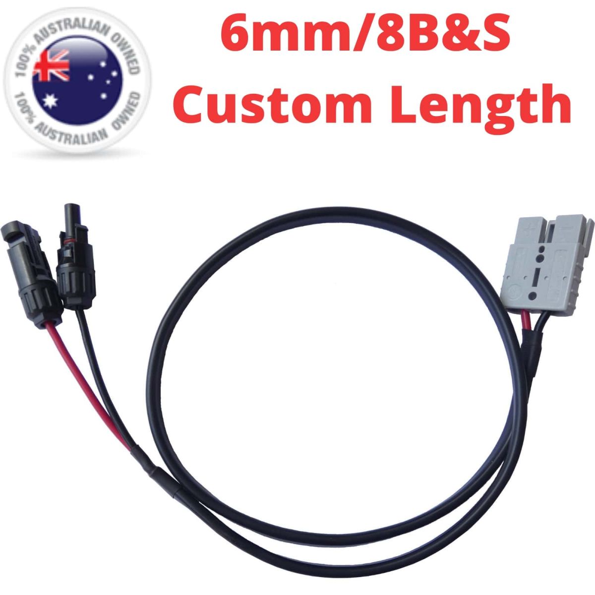 Solar Power Lead Anderson Plug Solar 1 Meter 50 Amp lug MC4 Custom